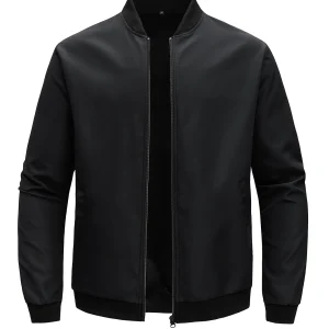 Solid Color Jacket Men's Business Casual Thin Coat Trend