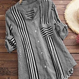 Plus Size 5XL Casual Loose Cotton Linen Women Shirts